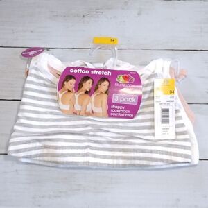 Cotton Stretch Strappy Racerback Bra's